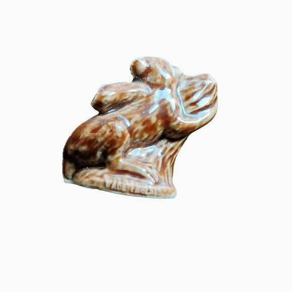 Wade Whimsies Langur Monkey Figurine, Vintage Animal Figure, 1980s England Brown - Picture 3 of 5